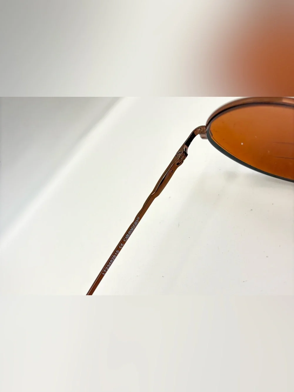 Caravaggio C105 Brown Oval Metal Sunglasses Frames Only